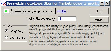 Moduł drzew wzmacnianych uruchamiamy za pomocą polecenia Data Mining -> Wzmacniane drzewa klasyfikacyjne i regresyjne. Następnie wybieramy typ analizy jako Zadanie klasyfikacyjne.