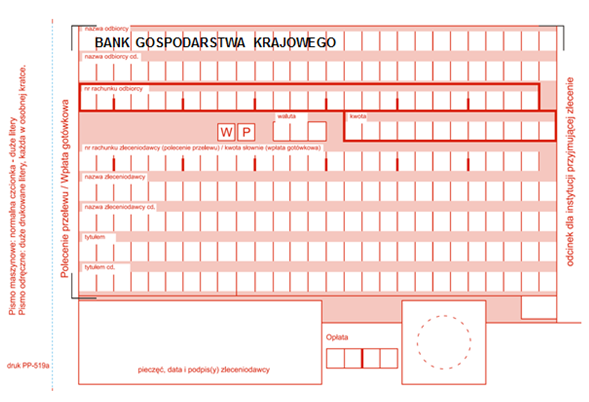 6. Rachunek wirtualny określony w Informacji zwrotnej BGK służy jedynie do wpłat gotówkowych otwartych w placówkach Pośrednika kasowego.