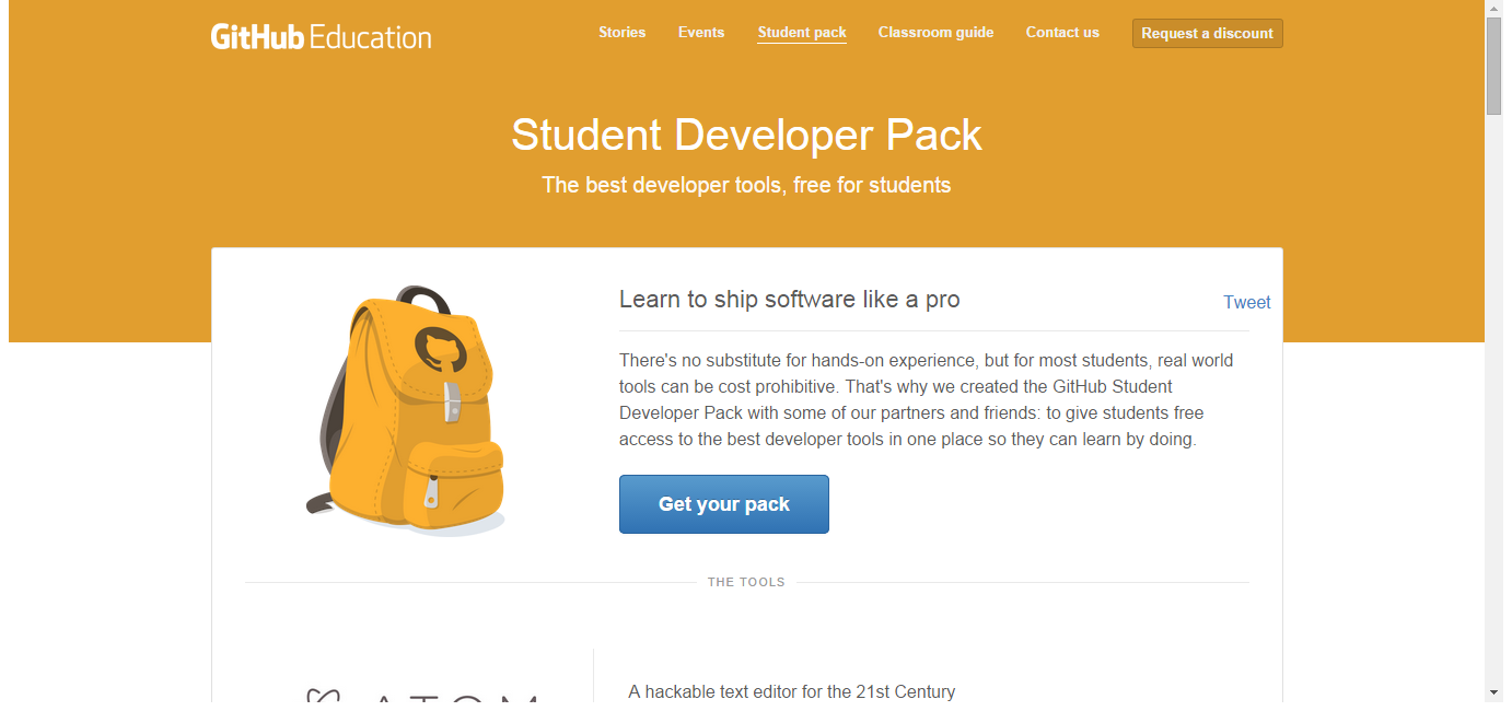 GitHub Student Pack