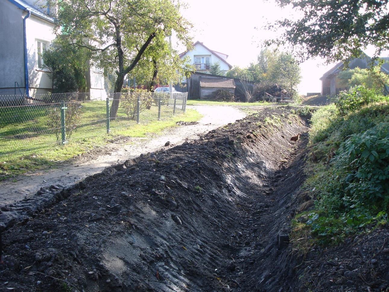 Odwodnienie miejscowości: RADŁÓW,