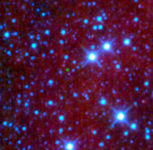 Podwójny zielony brązowy karzeł WISE 0458+6434 Odkryty w 2010 r. (składnik A) / 2011r. (składnik B) Separacja składników A-B 5 j.a., okres orbitalny 70lat, Odległość 36 lat świetlnych (gw.