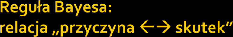 Symptom zestaw symptomów może wyznaczać test przesiewowy V+ = est chory est symptom V- = nie est chory brak symptomu Idealne testy: V+ i V- bliskie 1 V+ wyższe, to test est lepszy Czułość symptomu