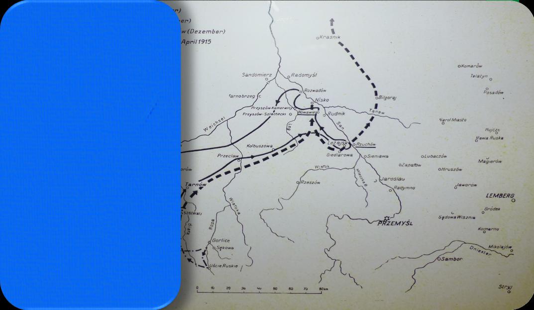 Cała droga Austro-Węgier. o 1. Armia Austro-Węgier rozpoczęła ofensywę. Najpierw wyruszyła z Rudnika wkraczając w Imperium Rosyjskie. o 2. Stoczyła tam wygraną Od dobrej passy, aż po grób.