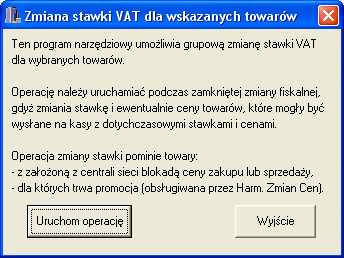 33 -brak parametru Data zmiany stawek VAT -do grupowania towarów możemy wykorzystać tylko asortymenty -stawki podatku możemy zmienić tylko ze jednej stawki na drugą -w nowych wersjach jest wiele