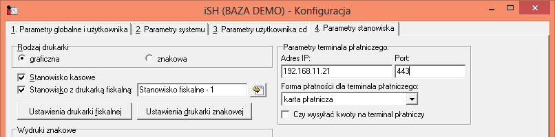 Wysyłanie kwoty płatności na terminale "Mrówki" wykorzystujące podczas sprzedaży detalicznej aplikacje ikasjer mogły korzystać z mechanizmu pozwalającego na współpracę z terminalem obsługującym