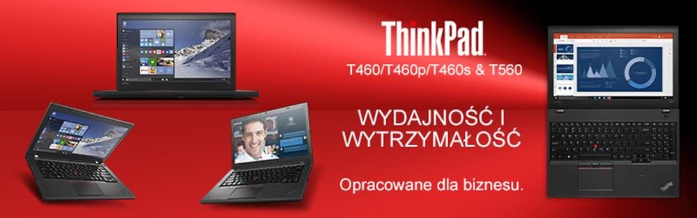 T460 jest smuklejszy i lżejszy niż poprzednie generacje oraz posiada dodatkowe funkcje wspierające produktywność w biznesie.