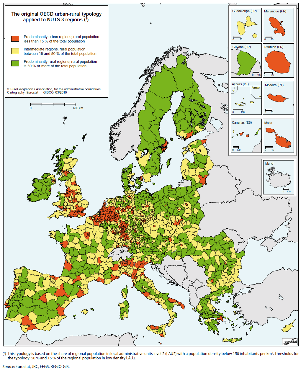 Regiony szczebla NUTS wg kryterium urbanizacyjnego zgodnie z klasyfikacją OECD w roku 2010 Potencjalna atrakcyjnośd inwestycyjna podregionów w Polsce wg wskaźnika PAI1_GN w podziale