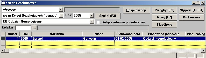 Przyciski poleceń: Zatwierdzenie [F12] - powoduje wydrukowanie danych, w zależności od wyboru z przeglądem na monitorze lub bez. Wyjście [Atl-F4] - opuszczenie okna.