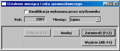 Edytuj rozliczenie - umożliwia przegląd danych oraz modyfikowanie wprowadzonego rozliczenia.