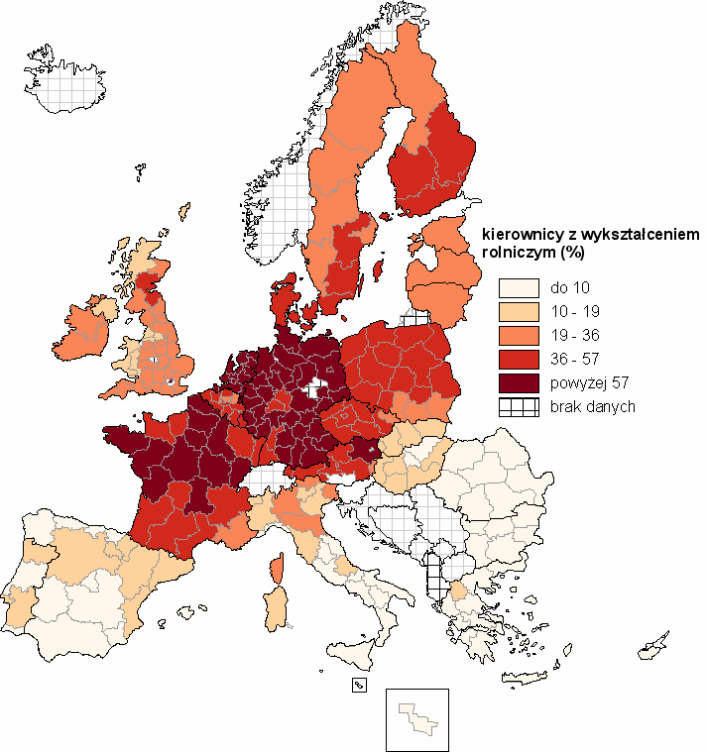 EUROPA ZRÓŻNICOWANIE PRZESTRZENNE kierownicy z