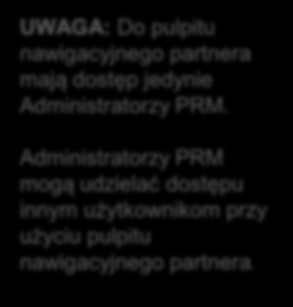 Uzyskiwanie dostępu do pulpitu nawigacyjnego partnera Logowanie się przy użyciu jednokrotnego rejestrowania się w systemie Oracle UWAGA: Do pulpitu nawigacyjnego partnera mają dostęp