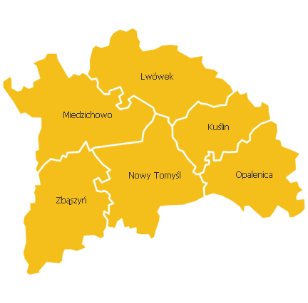 2. CHARAKTERYSTYKA GMINY 1 2.1. POŁOŻENIE Gmina Lwówek to gmina miejsko-wiejska, położona w zachodniej części województwa wielkopolskiego.