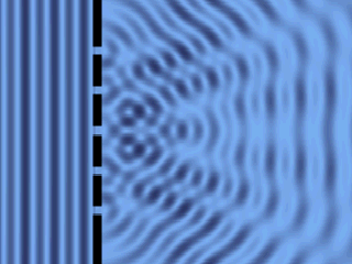 Interferometr Michelsona Interferencja pozwala na bardzo precyzyjny pomiar długości drogi od źródła do detektora fali.