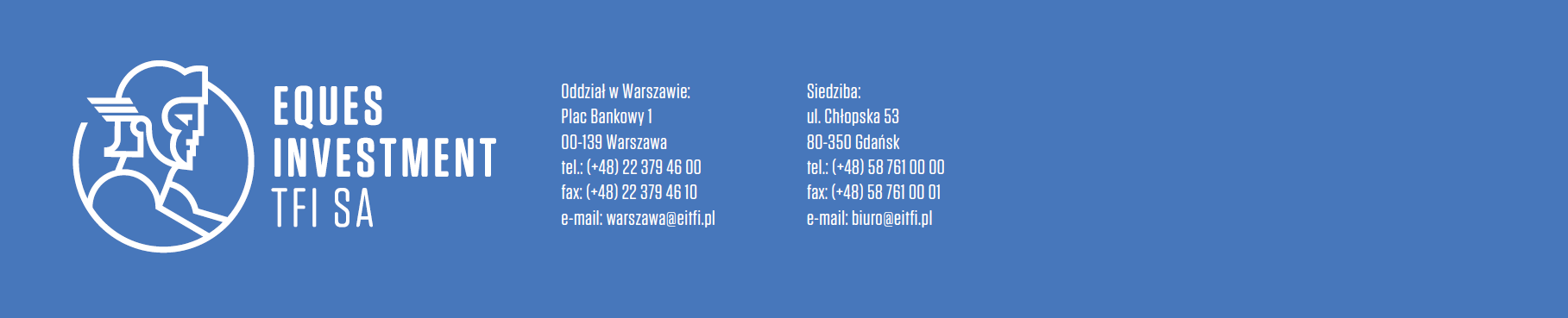 INFORMACJE DLA KLIENTA AFI EQUES FOTOVOLTAICA FUNDUSZU INWESTYCYJNEGO ZAMKNIĘTEGO (Fundusz może używać skróconej nazwy EQUES Fotovoltaica FIZ ) Organem Funduszu jest EQUES Investment Towarzystwo