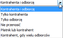 Wartości fakturowej przenoszona jest Wartość fakturowa podniesiona o Koszt fakturowy w części proporcjonalnej do wartości danej pozycji w stosunku do wartości wszystkich towarów dokumentu.