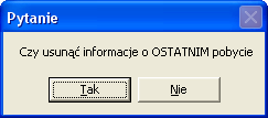 W przypadku edycji informacji o pobycie buhaja, jeżeli istnieją dane w historii, system pozwoli wprowadzić tylko dane z większą datą rozpoczęcia pobytu niż data aktualnie ustawiona w tym polu.