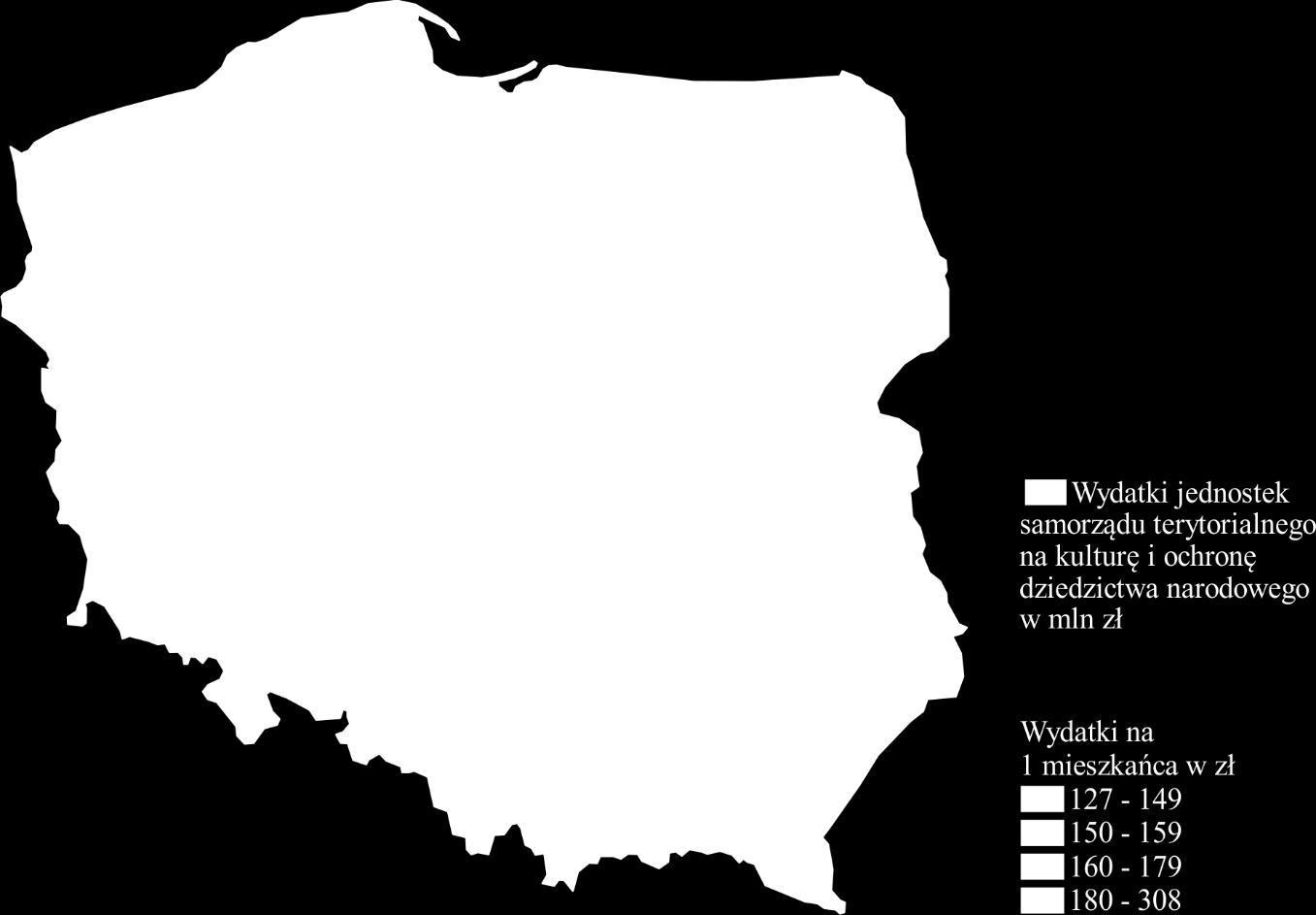 Mapa 1. Wydatki jednostek samorządu terytorialnego na kulturę i ochronę dziedzictwa narodowego w 2015 r. Źródło: dane Ministerstwa Finansów II. WYDATKI NA KULTURĘ W GOSPODARSTWACH DOMOWYCH Wykres 4.