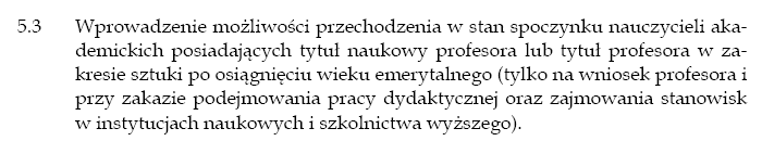 Czego nie ma w projekcie Ustawy, a było w założeniach reformy, czyli