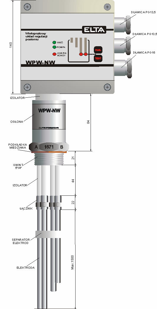 WPW-NW INSTRUKCJA INSTALACJI I OBSŁUGI 8 8.