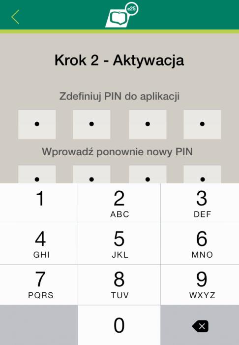 PIERWSZE LOGOWANIE DO APLIKACJI Po zainstalowaniu aplikacji mobilnej - BPS Mobilnie konieczne jest powiązanie jej z Twoim użytkownikiem w systemie bankowości internetowej e25 Banku BPS.