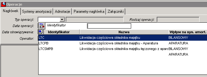 system może zostać zmieniona na dowloną wartość. Zmiana dotyczy jednego miesiąca wg daty obowiązywania.