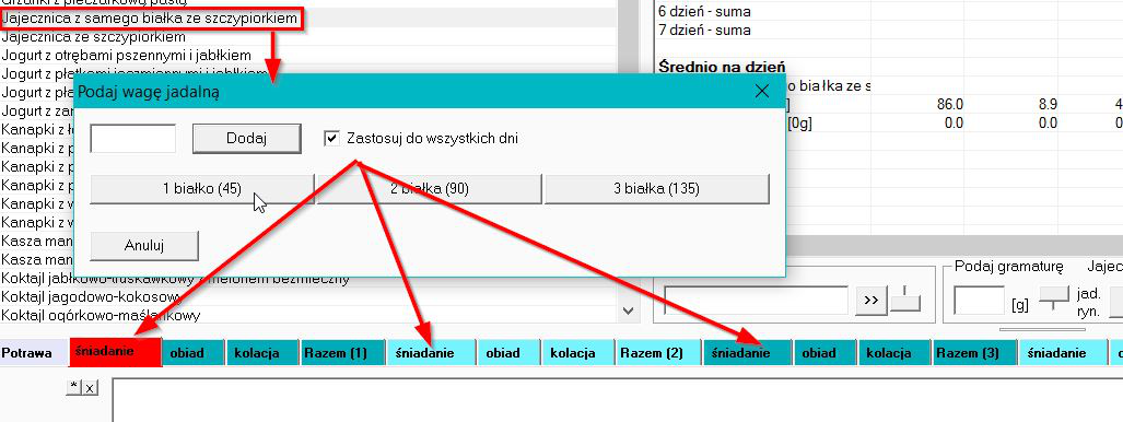 2. Przyśpieszyliśmy znacząco otwarcie diet w lokalnej wyszukiwarce diet ('Otwórz Wyszukiwarka diet'). 3.