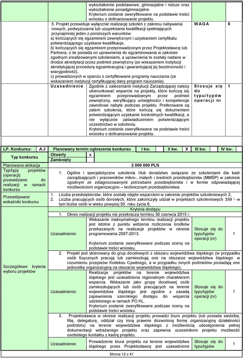 egzaminem zewnętrznym i uzyskaniem certyfikatu potwierdzającego uzyskane kwalifikacje, b) kończących się egzaminem przeprowadzonym przez Projektodawcę lub Partnera, o ile posiada on uprawnienia do