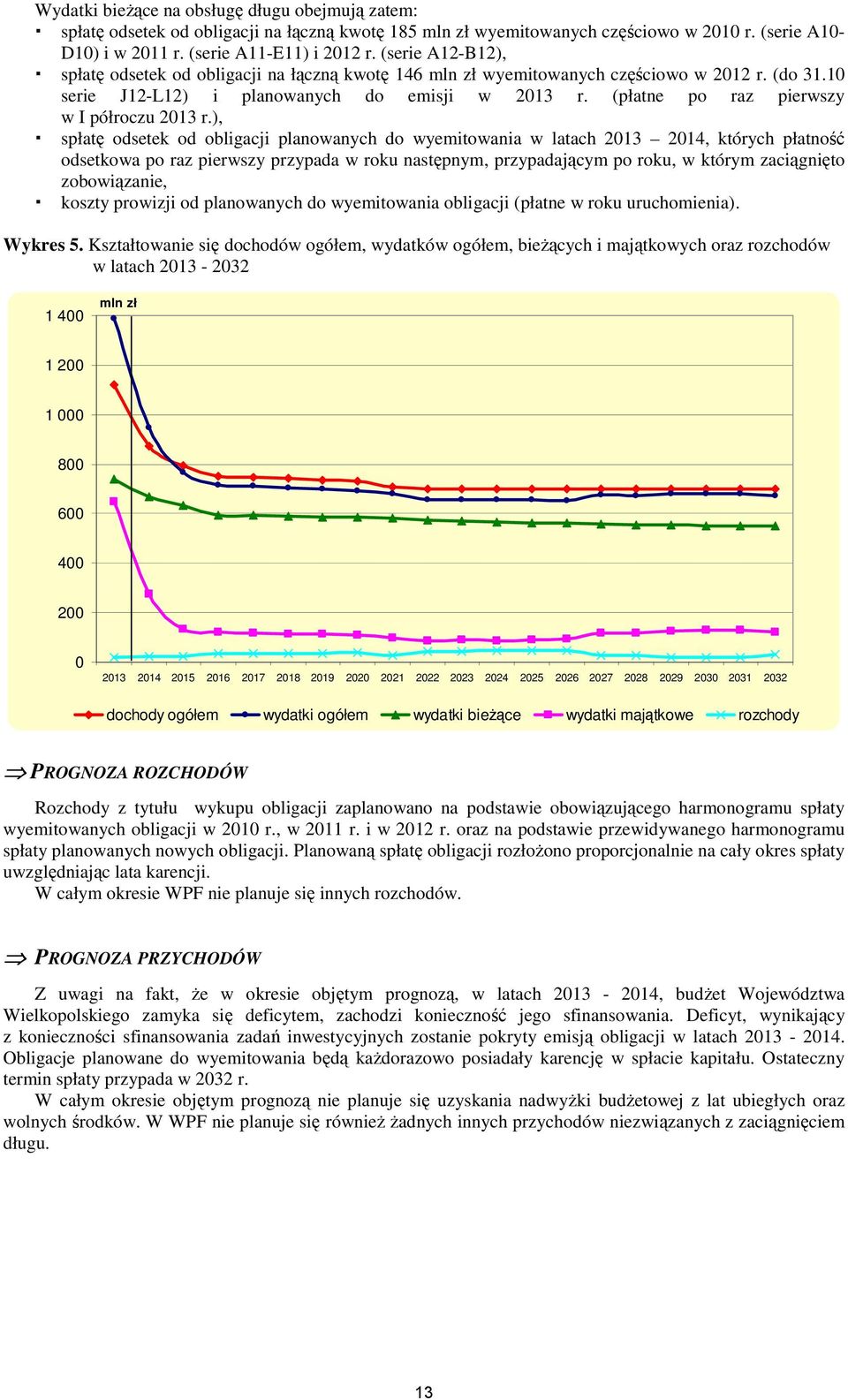 (płatne po raz pierwszy w I półroczu 213 r.