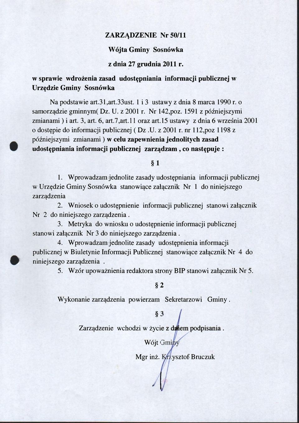 15 ustawy z dnia 6 września 2001 o dostępie do informacji publicznej ( Dz.U. z 2001 r.