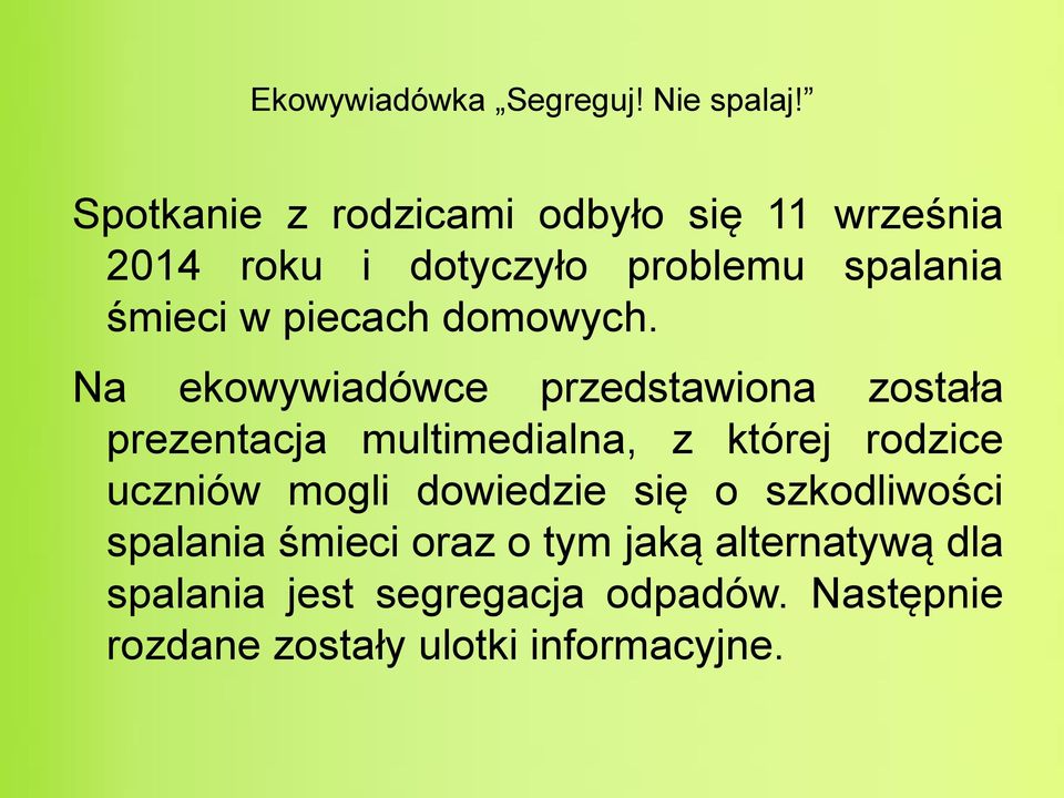 piecach domowych.