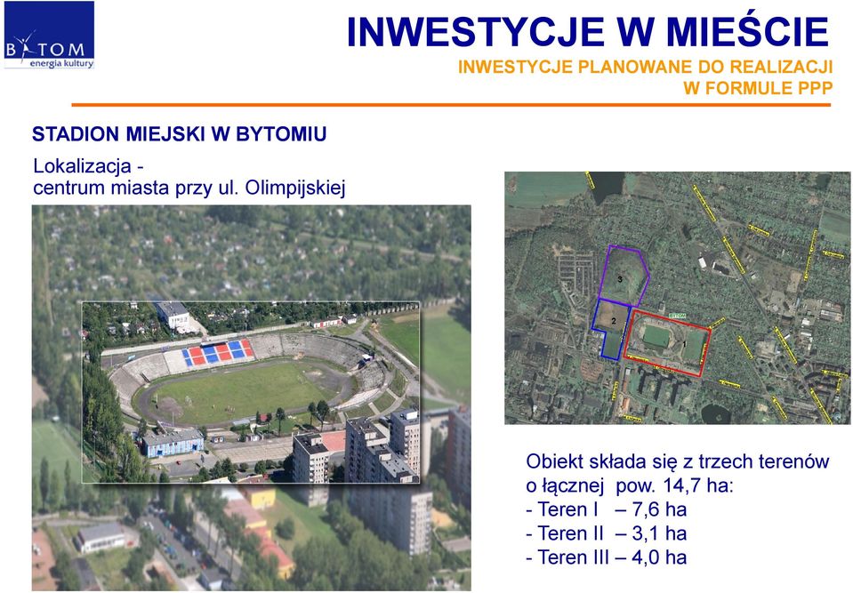 Olimpijskiej INWESTYCJE W MIEŚCIE Obiekt składa się