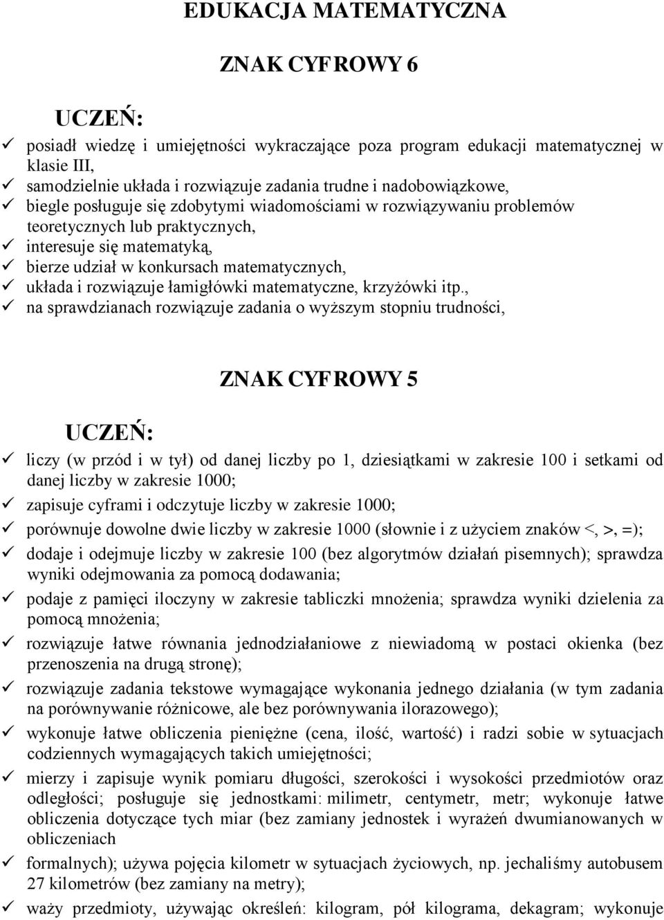 łamigłówki matematyczne, krzyżówki itp.