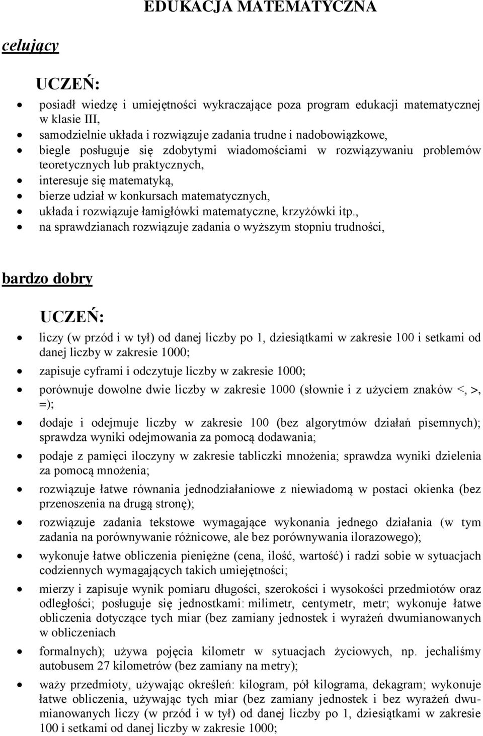 matematyczne, krzyżówki itp.