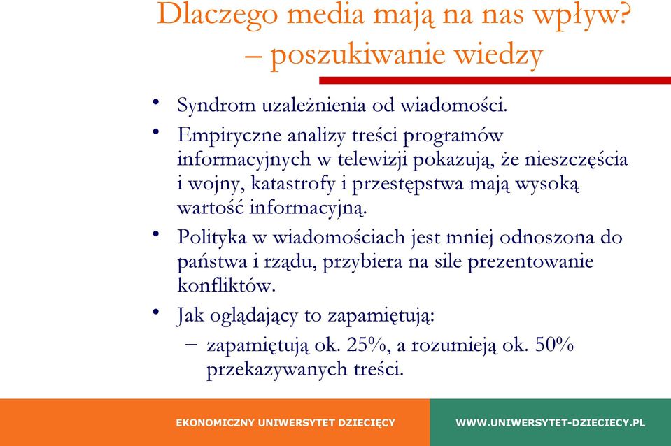 przestępstwa mają wysoką wartość informacyjną.