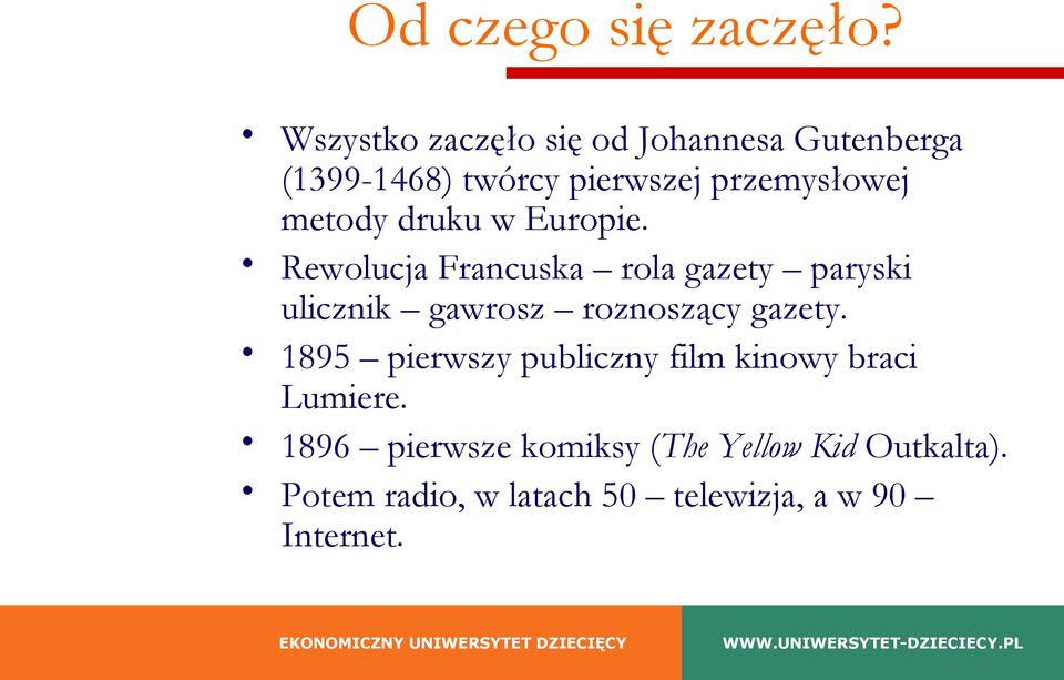 metody druku w Europie.