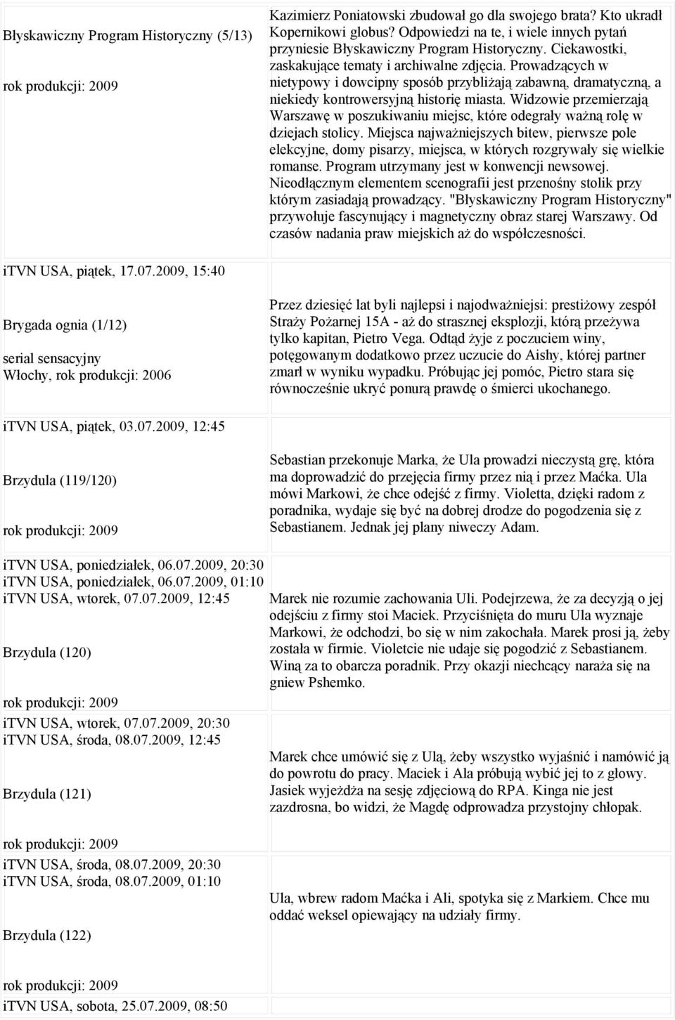 Prowadzących w nietypowy i dowcipny sposób przybliżają zabawną, dramatyczną, a niekiedy kontrowersyjną historię miasta.