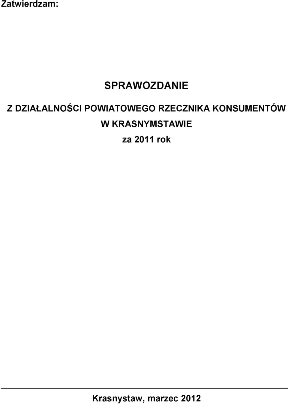 RZECZNIKA KONSUMENTÓW W