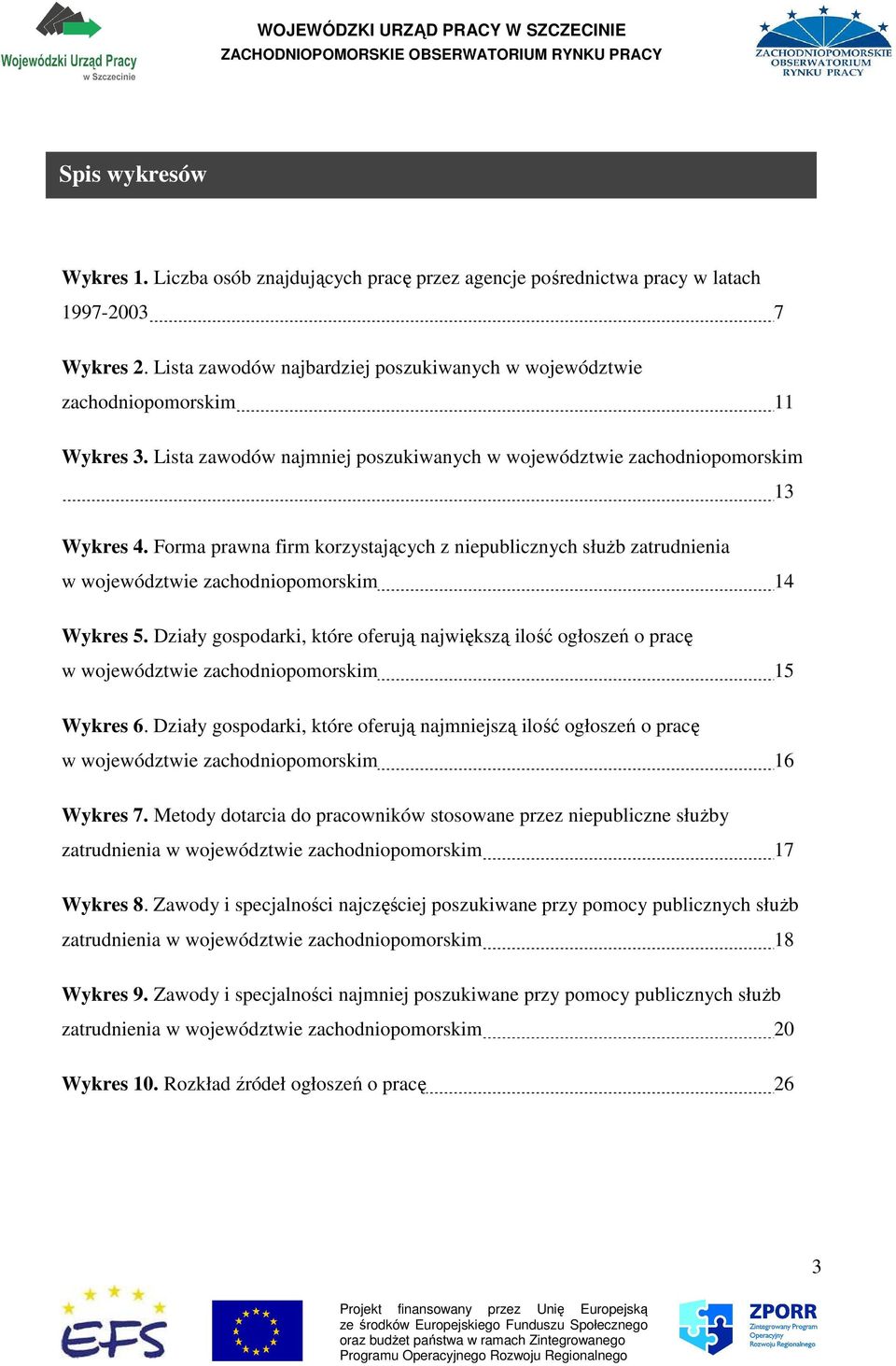 Forma prawna firm korzystających z niepublicznych słuŝb zatrudnienia w województwie zachodniopomorskim 14 Wykres 5.