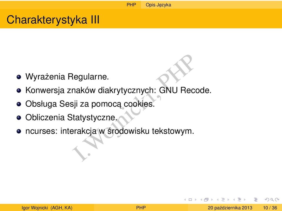 Konwersja znaków diakrytycznych: GNU Recode.