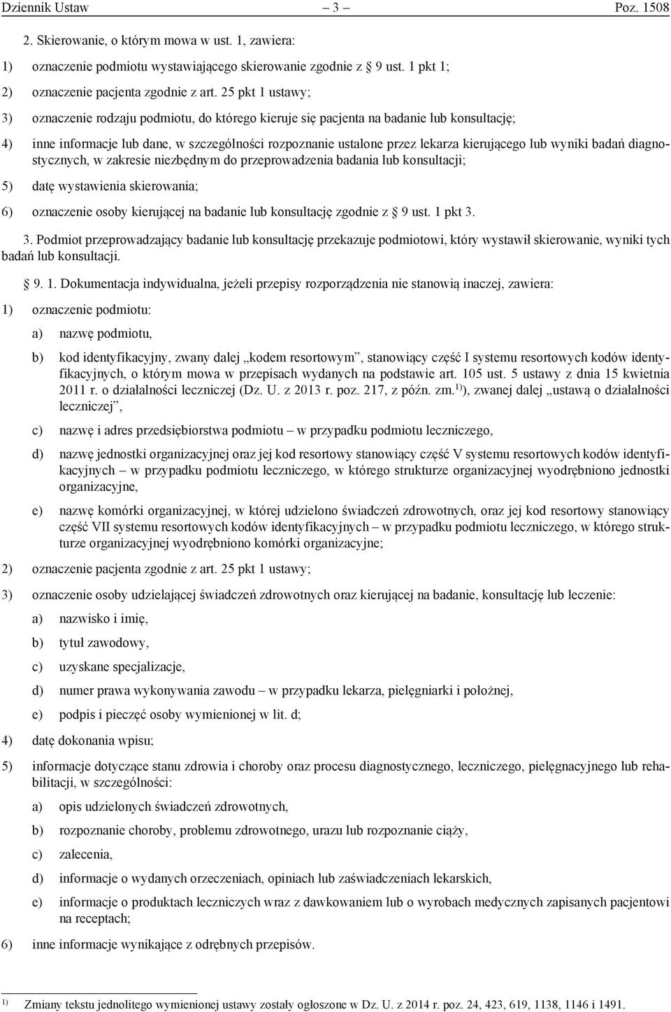 kierującego lub wyniki badań diagnostycznych, w zakresie niezbędnym do przeprowadzenia badania lub konsultacji; 5) datę wystawienia skierowania; 6) oznaczenie osoby kierującej na badanie lub