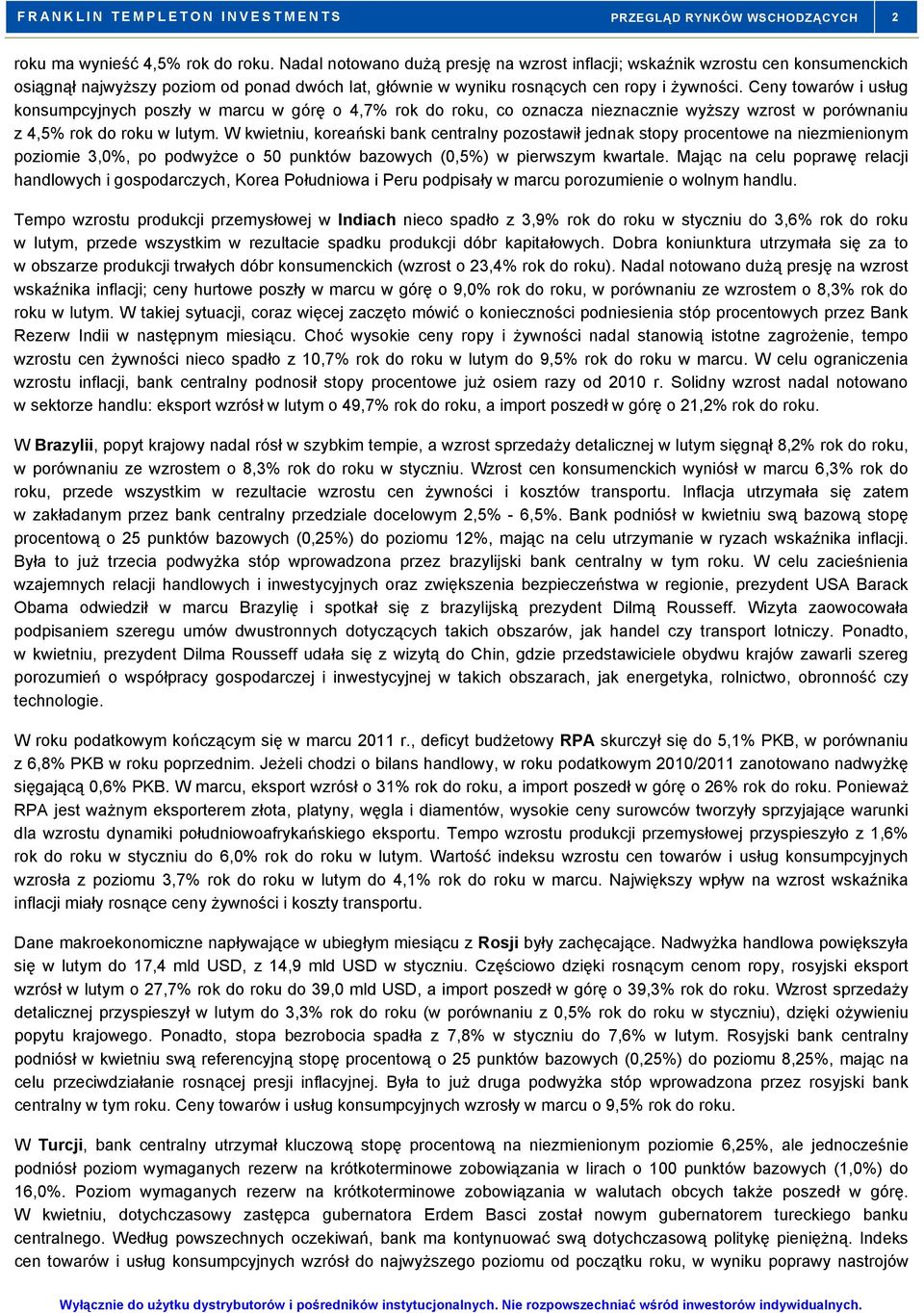 Ceny towarów i usług konsumpcyjnych poszły w marcu w górę o 4,7% rok do roku, co oznacza nieznacznie wyższy wzrost w porównaniu z 4,5% rok do roku w lutym.