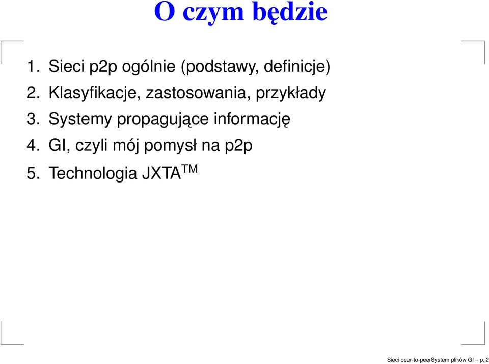 Klasyfikacje, zastosowania, przykłady 3.