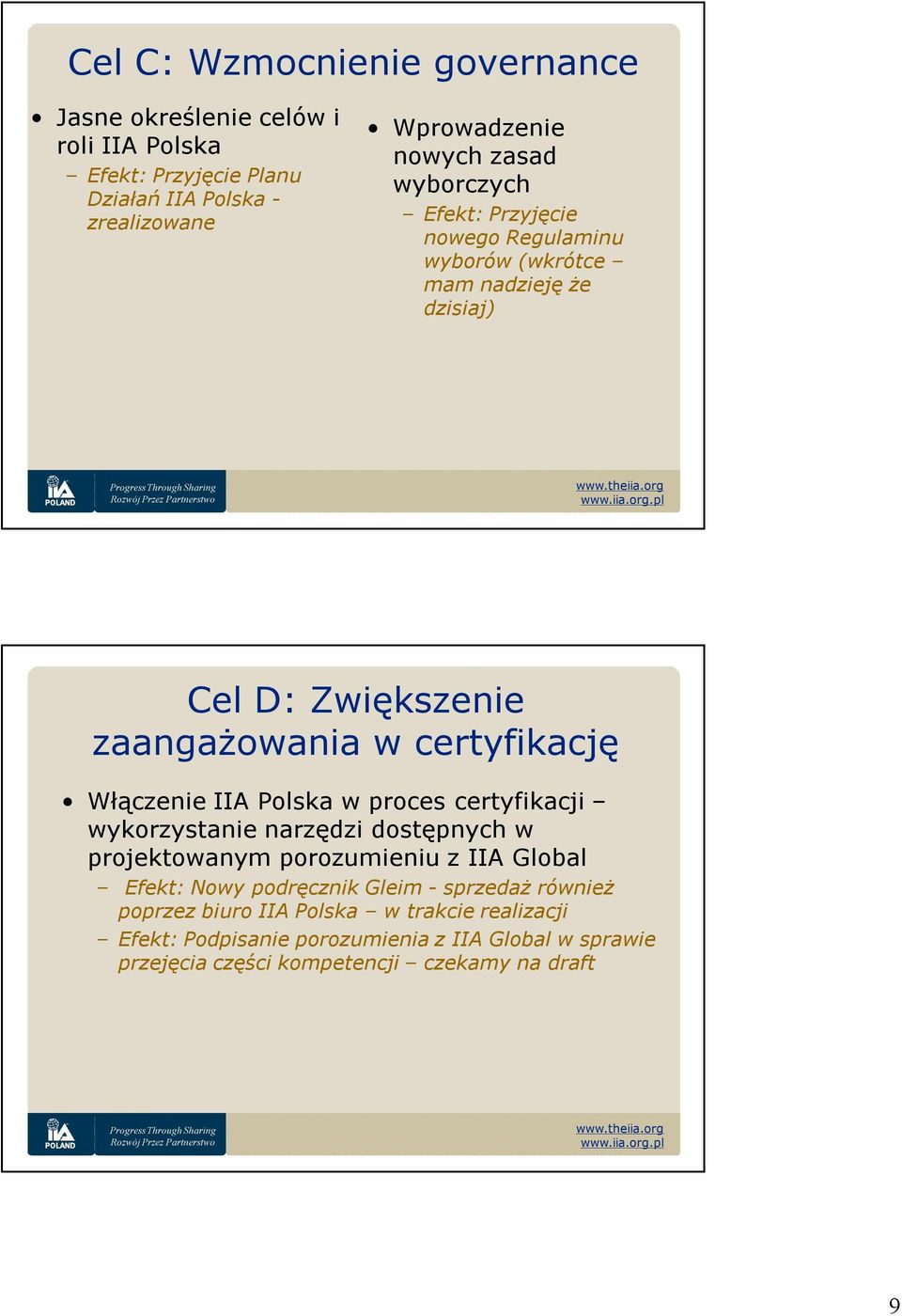 Włączenie Polska w proces certyfikacji wykorzystanie narzędzi dostępnych w projektowanym porozumieniu z Global Efekt: Nowy podręcznik Gleim -