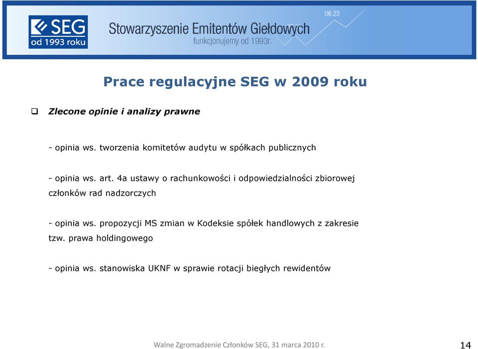 4a ustawy o rachunkowości i odpowiedzialności zbiorowej członków rad nadzorczych - opinia ws.