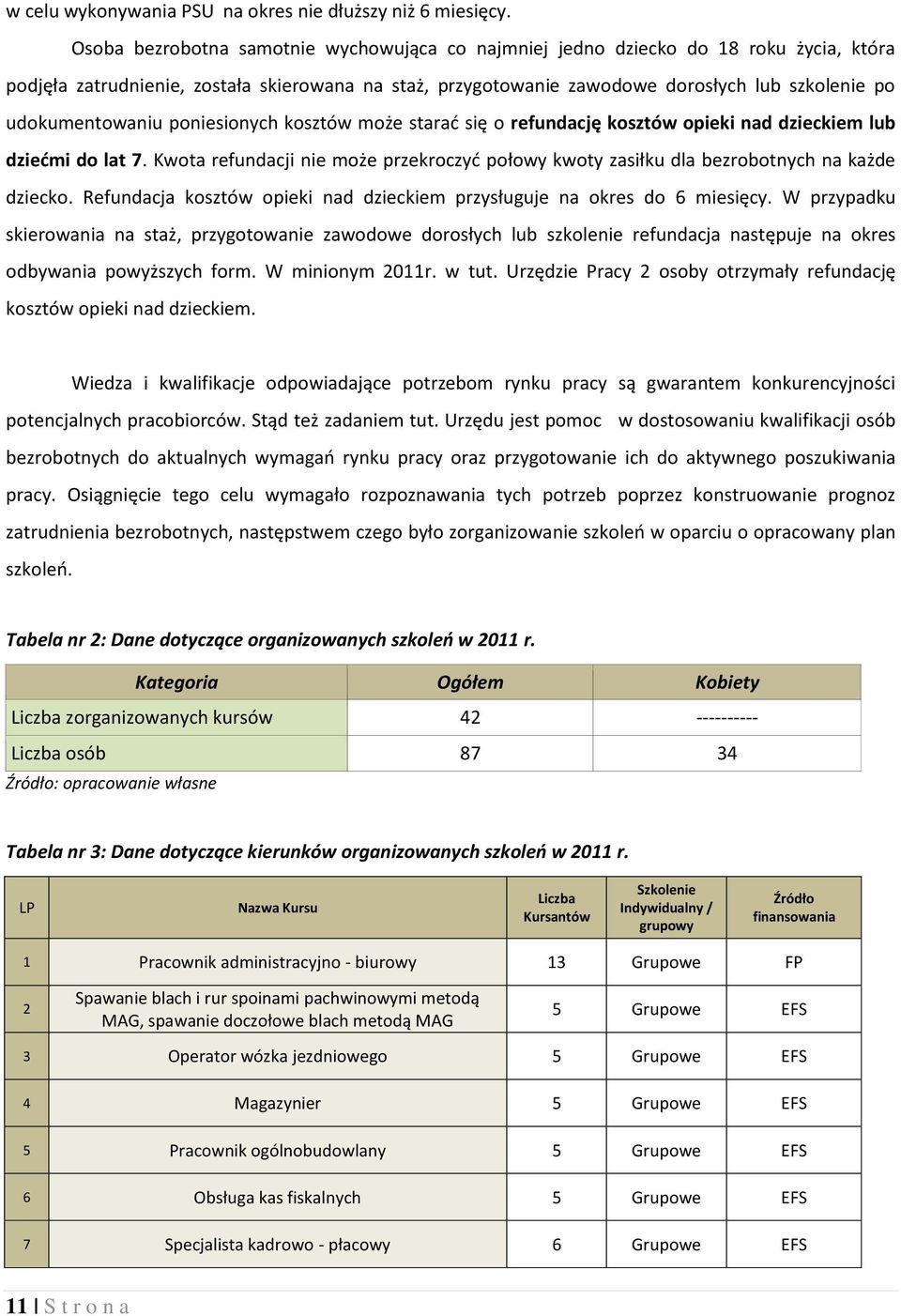 udokumentowaniu poniesionych kosztów może starać się o refundację kosztów opieki nad dzieckiem lub dziećmi do lat 7.