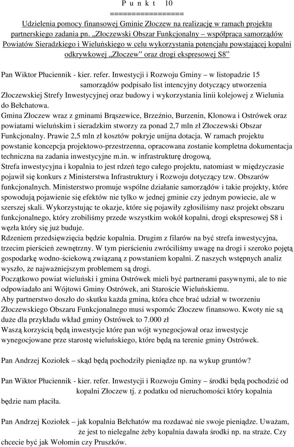 Płuciennik - kier. refer.