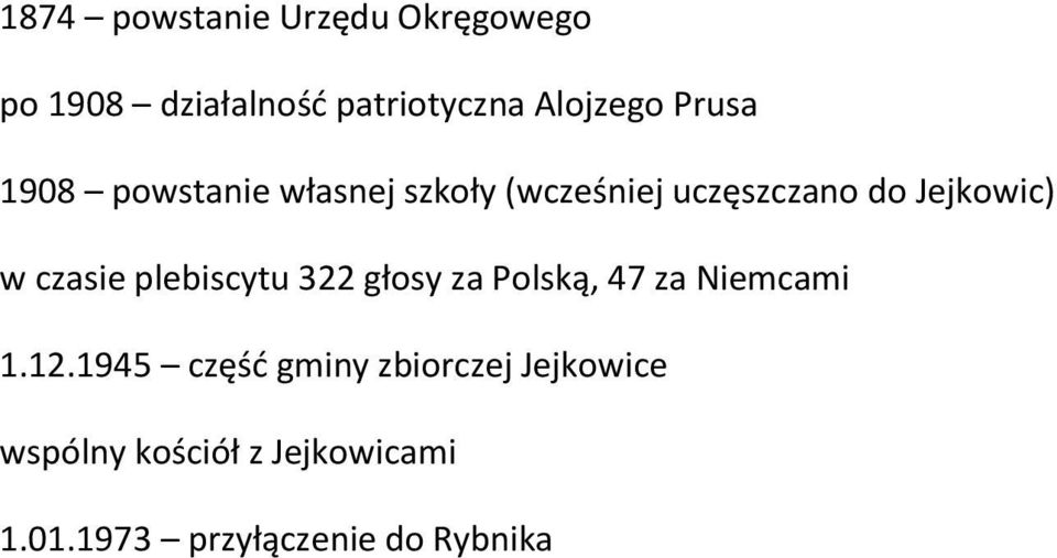 czasie plebiscytu 322 głosy za Polską, 47 za Niemcami 1.12.