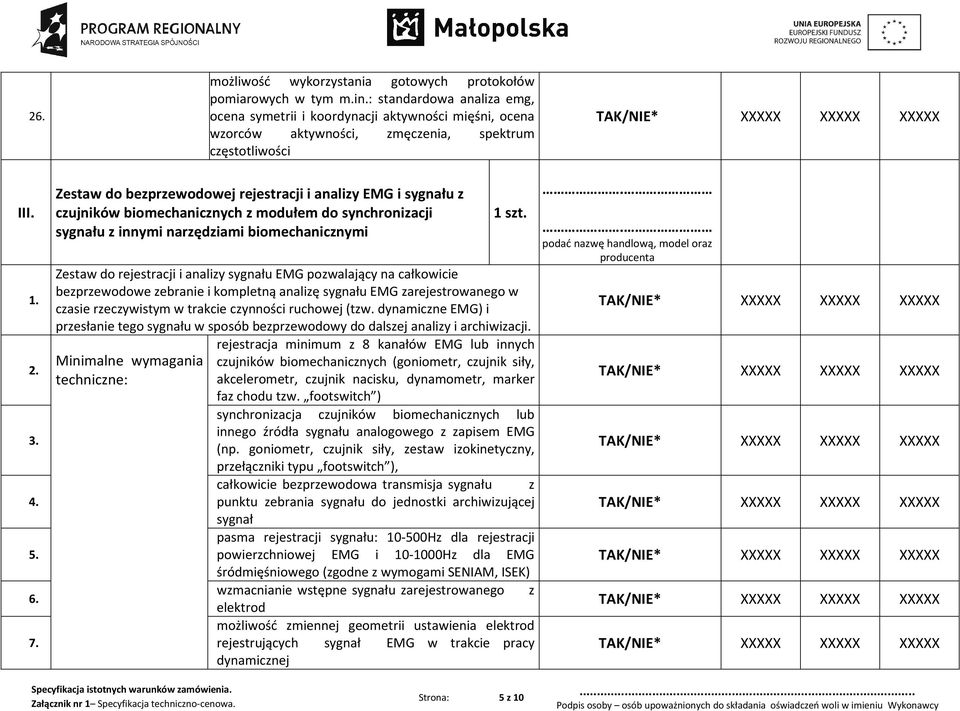 Zestaw do bezprzewodowej rejestracji i analizy EMG i sygnału z czujników biomechanicznych z modułem do synchronizacji sygnału z innymi narzędziami biomechanicznymi 1 szt.