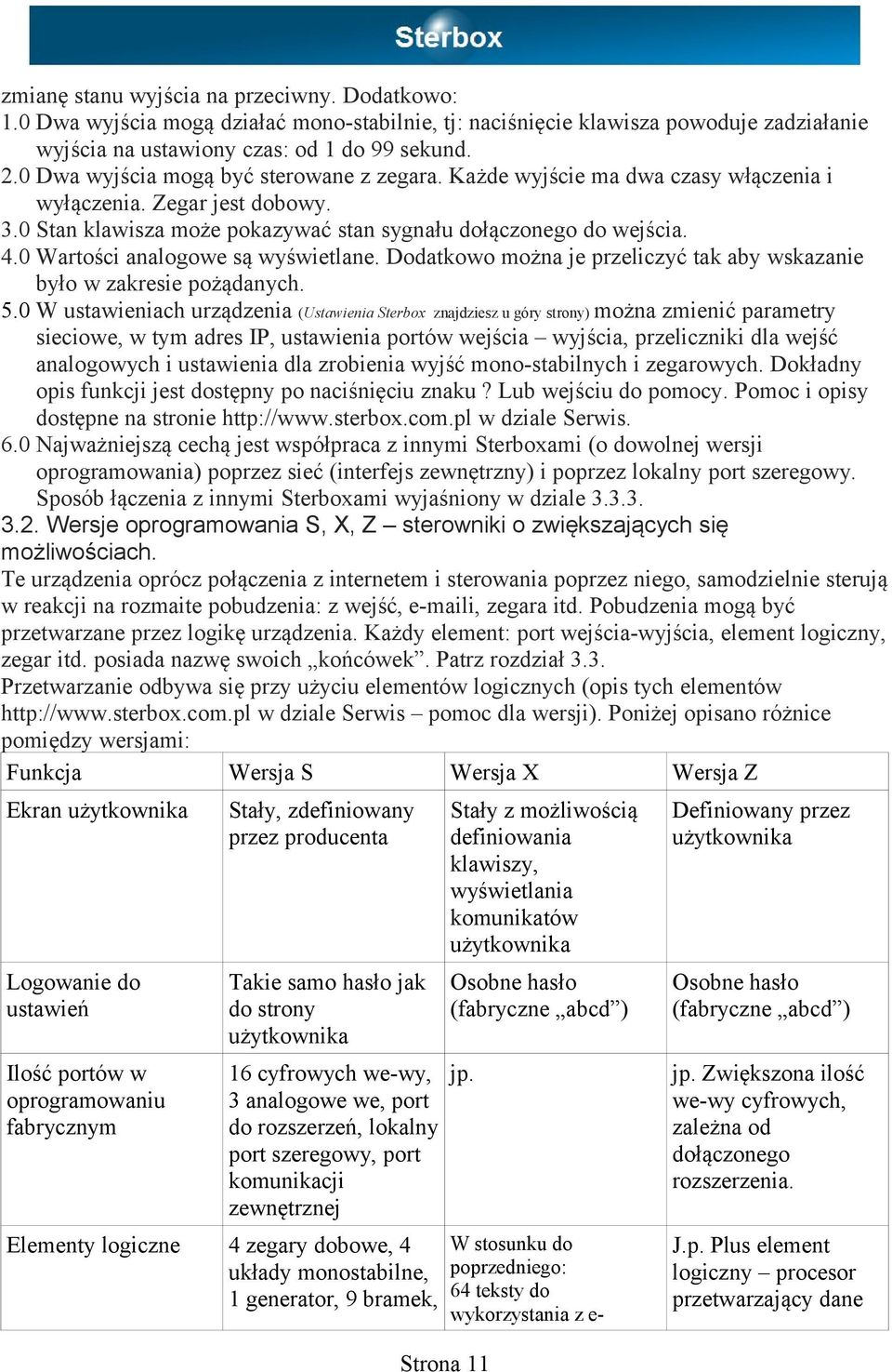 0 Wartości analogowe są wyświetlane. Dodatkowo można je przeliczyć tak aby wskazanie było w zakresie pożądanych. 5.