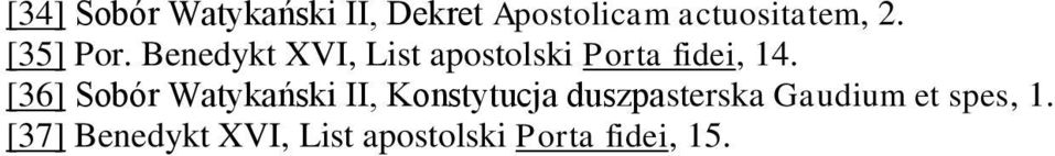 [36] Sobór Watykański II, Konstytucja duszpasterska Gaudium